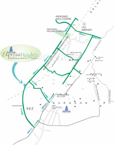Images for Location Plan of Pareena Express Heights