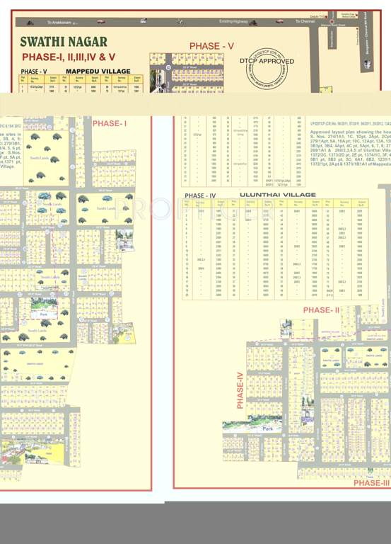 Images for Layout Plan of Swathi Lands Swathi Nagar Phase II