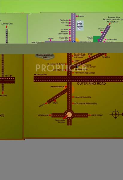 Images for Location Plan of Swathi Lands Swathi Nagar Phase III
