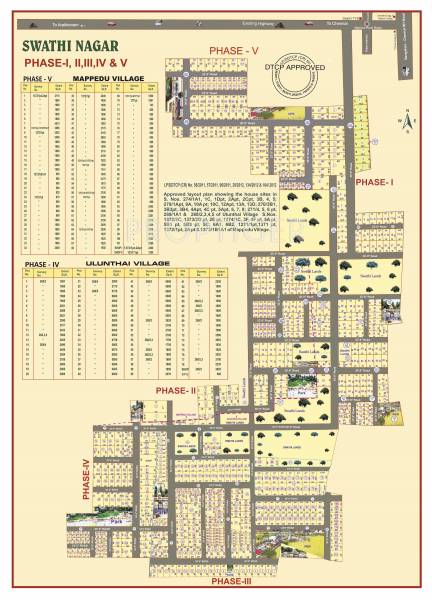 Images for Layout Plan of Swathi Lands Swathi Nagar Phase IV