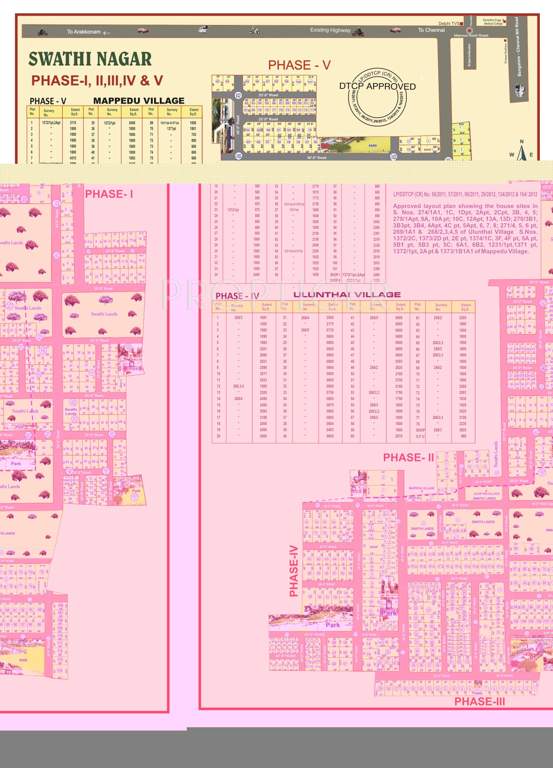 Images for Layout Plan of Swathi Lands Swathi Nagar Phase V