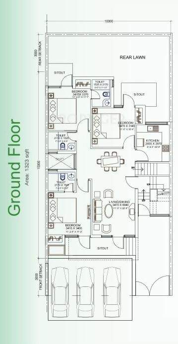 Images for Cluster Plan of Ansal Mulberry Homes