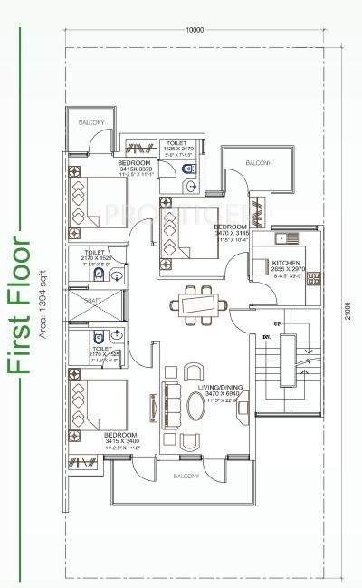 Images for Cluster Plan of Ansal Mulberry Homes