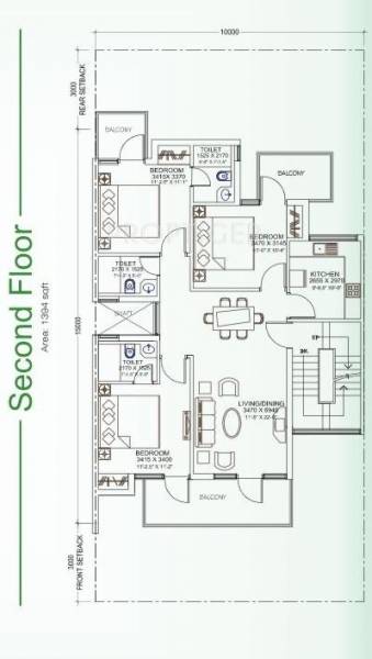 Images for Cluster Plan of Ansal Mulberry Homes