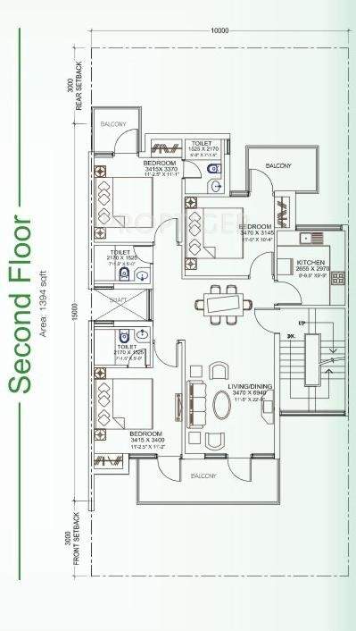 Images for Cluster Plan of Ansal Mulberry Homes