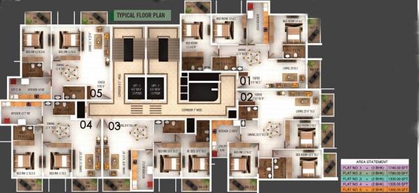  promenade Tower A Cluster Plan