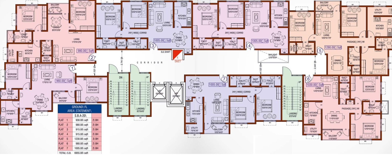 Images for Cluster Plan of Abish Abish Residency