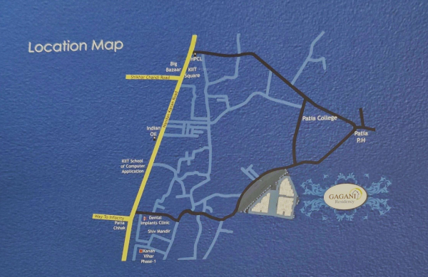 gagani-residency Location Plan