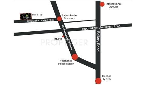 Prasiddhi Group Park Dale Location Plan