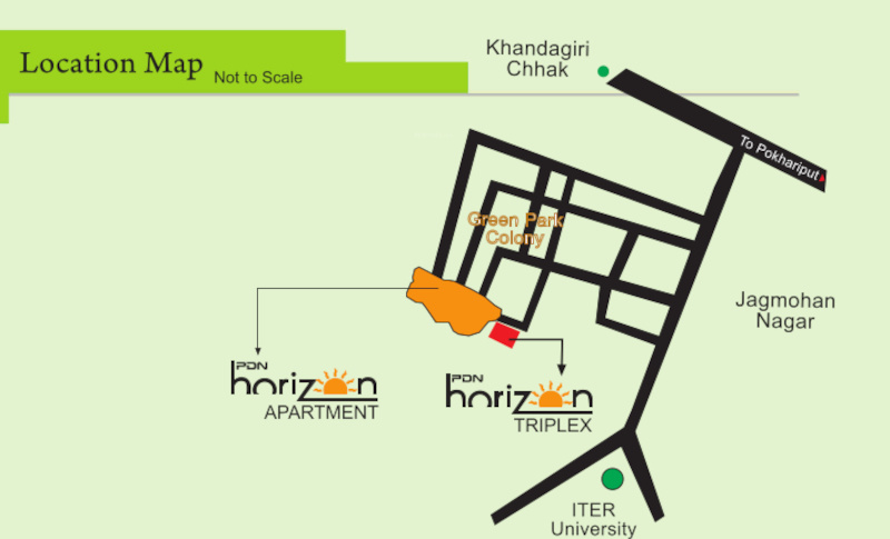 horizon triplex Location Plan