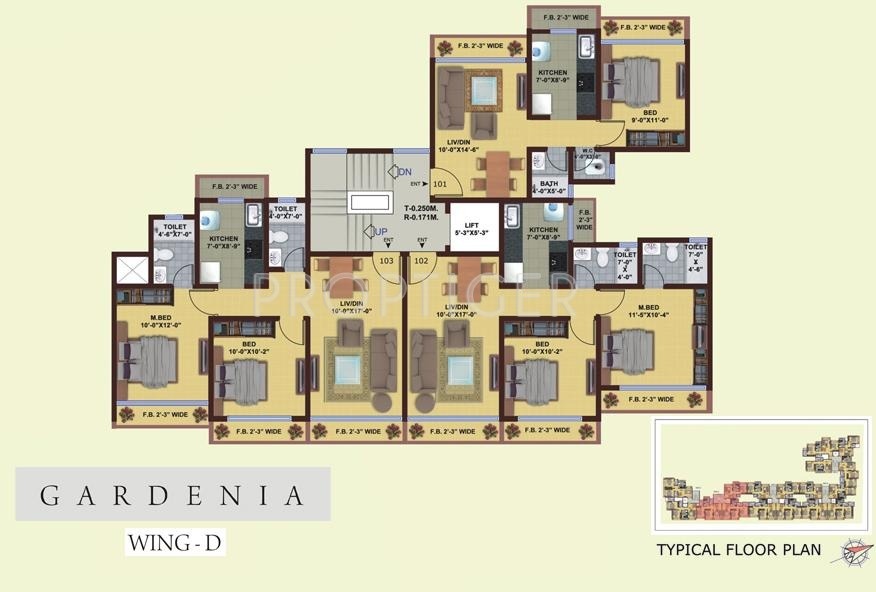 Images for Cluster Plan of Lalani Gardenia