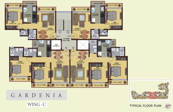 Images for Cluster Plan of Lalani Gardenia