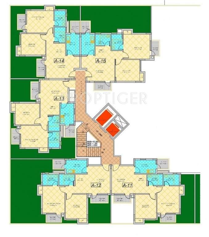Images for Cluster Plan of Shiv Sai Park 1 Apartments