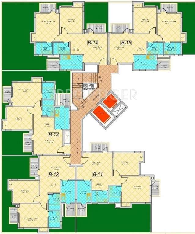 Images for Cluster Plan of Shiv Sai Park 1 Apartments