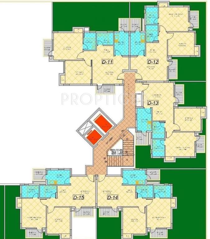 Images for Cluster Plan of Shiv Sai Park 1 Apartments