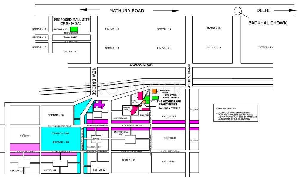 Images for Location Plan of Shiv Sai Park 1 Apartments