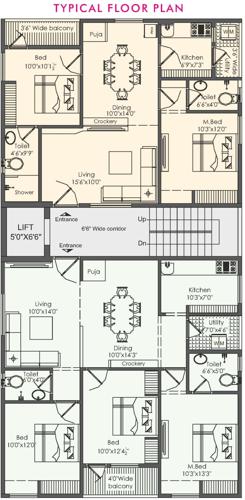 Images for Cluster Plan of Vaishno Raj Laxmi Residency