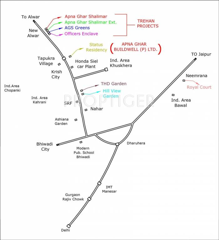 Images for Location Plan of Trehan THD Garden