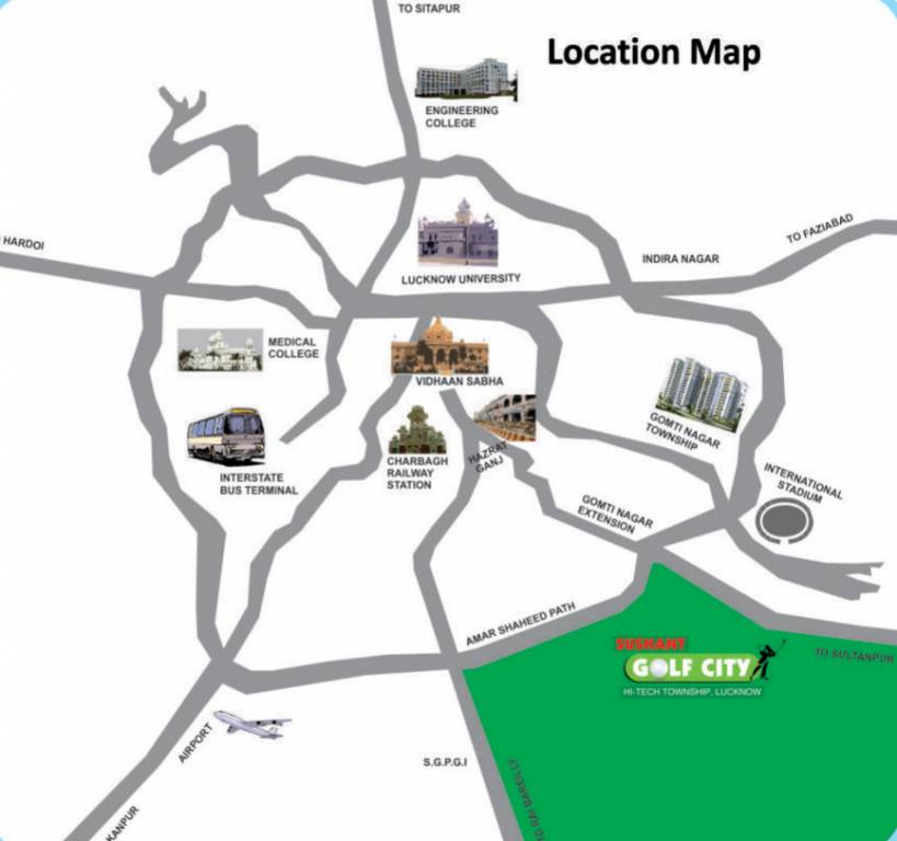  akansha enclave Location Plan