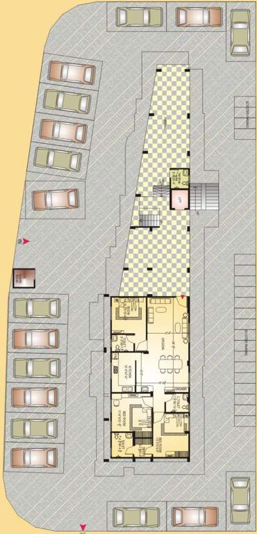  midas residency Images for Cluster Plan of Mojika Midas Residency