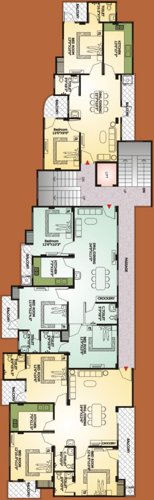 Images for Cluster Plan of Mojika Midas Residency