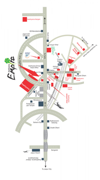  empire Location Plan