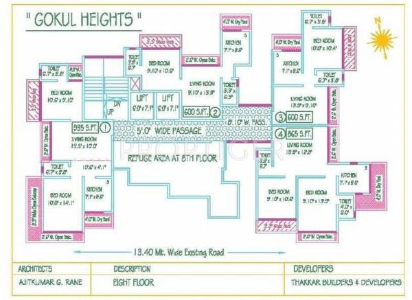 Images for Cluster Plan of Thakkar Gokul Heights