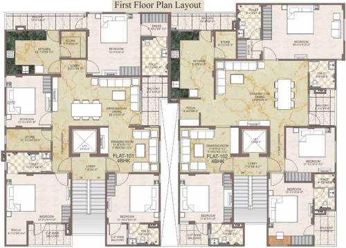 Images for Cluster Plan of Aashish Om Shanti Ganga