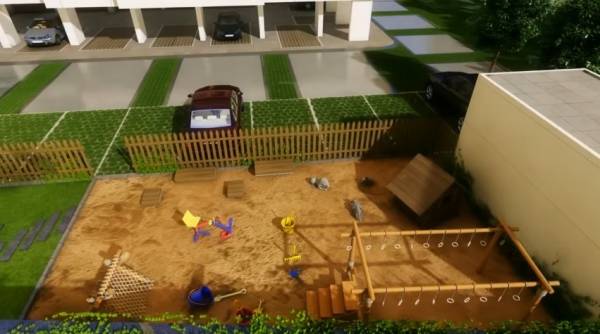 Children's play area one Children's play area