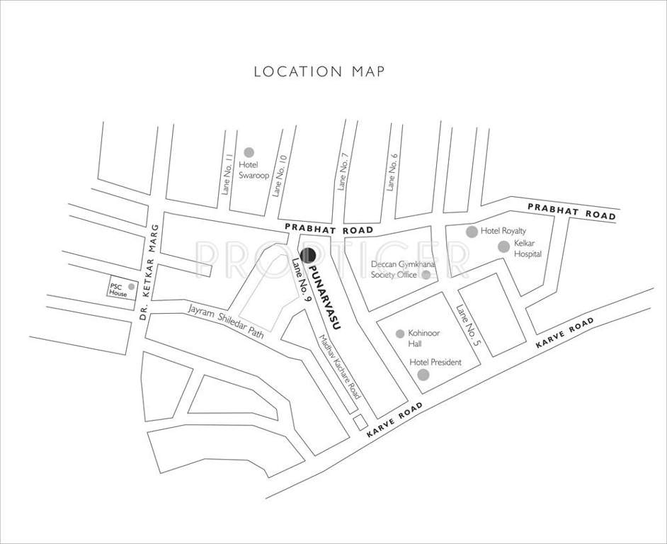 punarvasu Images for Location Plan of Paranjape Punarvasu