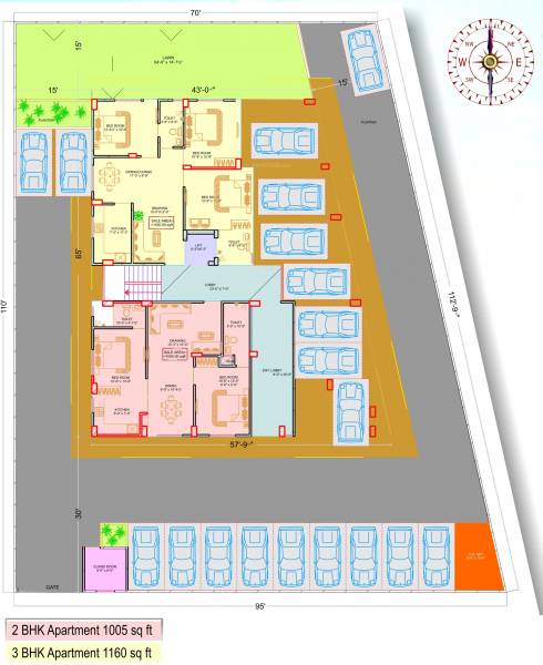 Images for Cluster Plan of Sanrachna Swroop Enclave