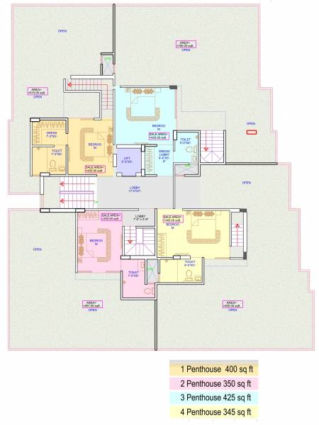 Images for Cluster Plan of Sanrachna Swroop Enclave