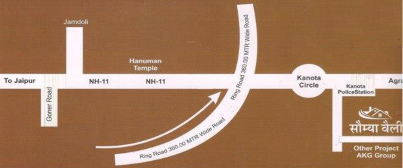 Images for Location Plan of Brijasha Saumya Valley