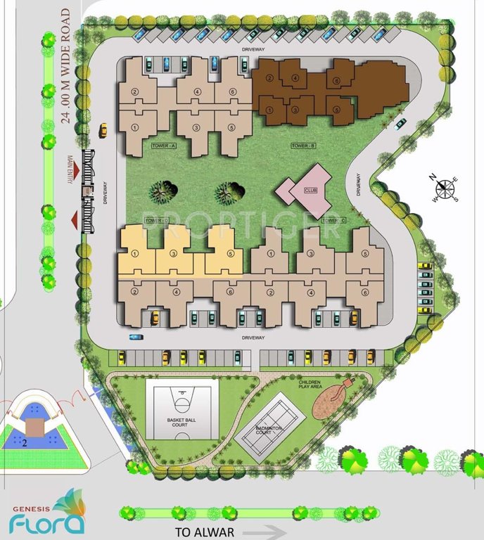 flora Images for Layout Plan of Genesis Flora