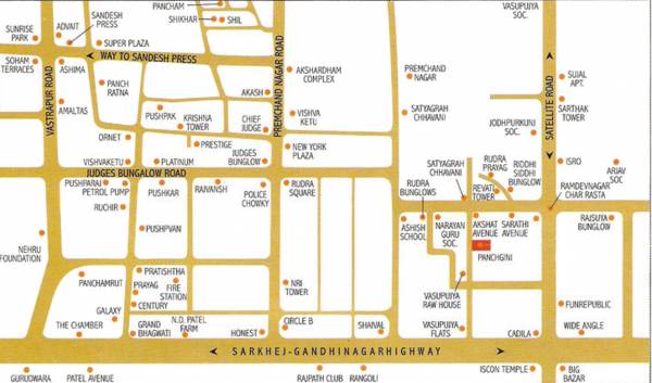 Images for Location Plan of Sheladia Panchgini Appartment