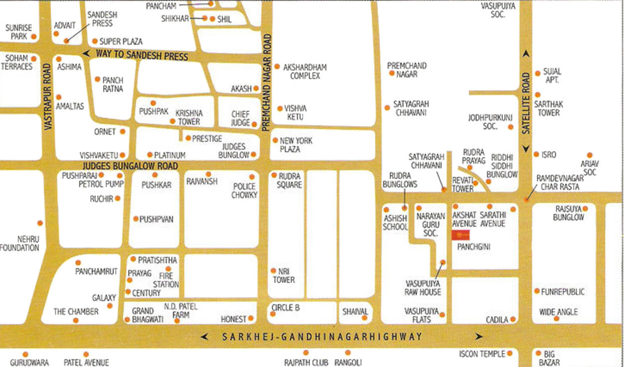 Images for Location Plan of Sheladia Panchgini Appartment