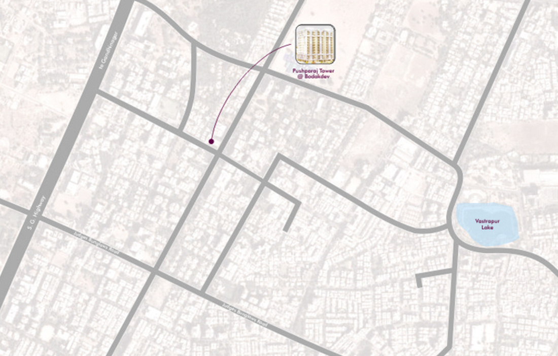 Images for Location Plan of Sheladia Pushpraj Apartments