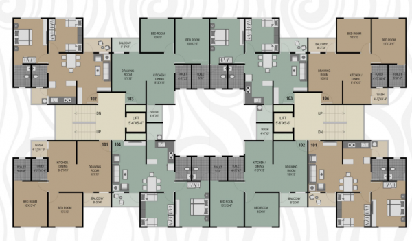  3rd-eye-home Tower A Cluster Plan