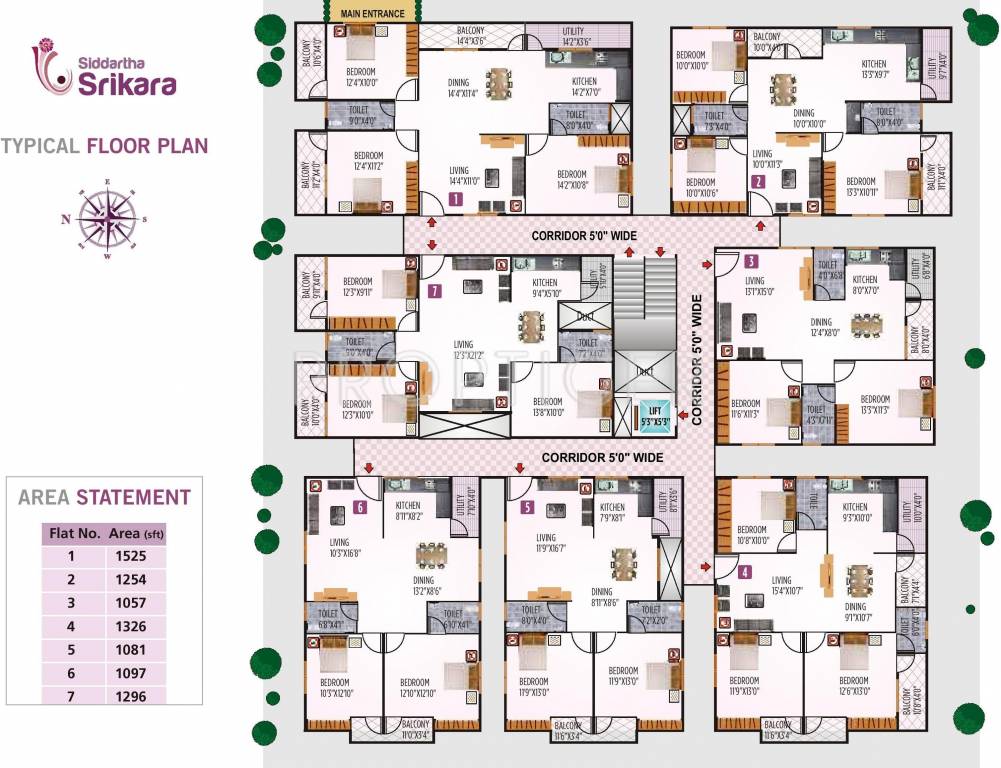 Images for Cluster Plan of Siddartha Srikara