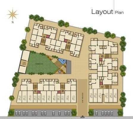  krish residency 2 Layout Plan