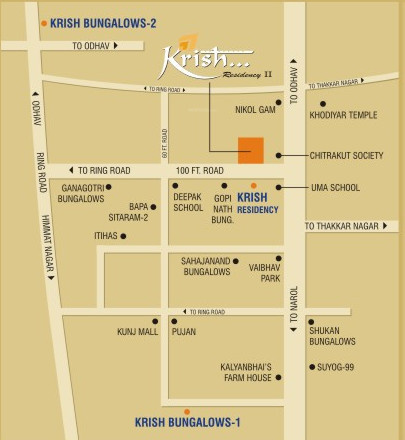  krish residency 2 Location Plan