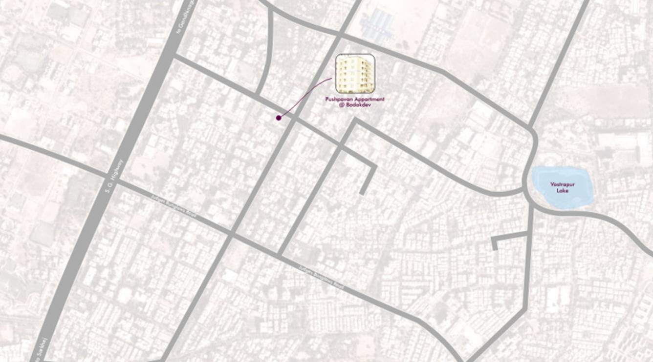 Images for Location Plan of Sheladia Pushpavan Apartments