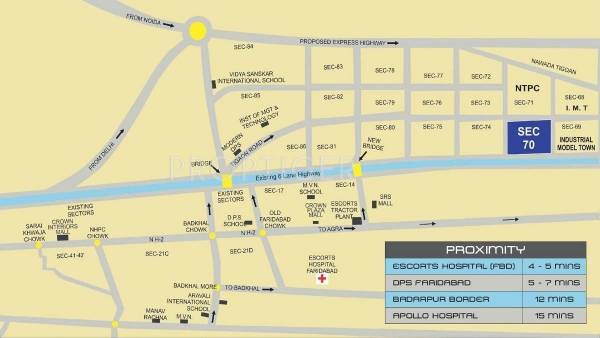 Images for Location Plan of M S Landbase pvt ltd Homeville