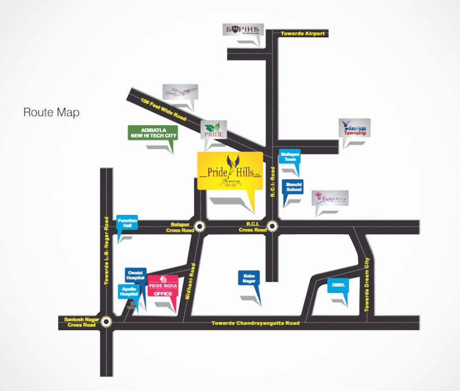 hills premium Location Plan