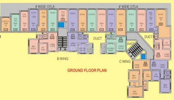 Images for Cluster Plan of SB Lifespaces Radha Kunj