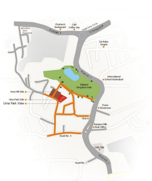  apartments Location Plan