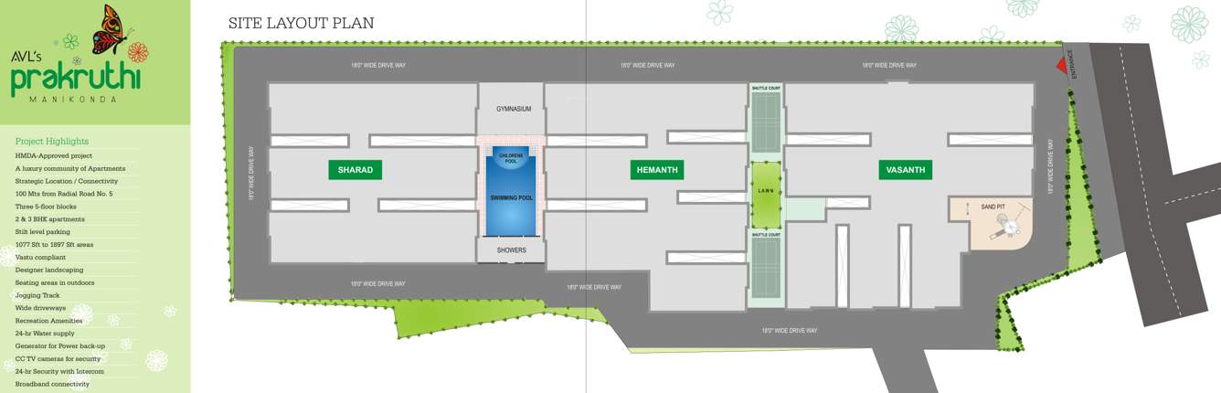  prakruthi Images for Layout Plan of AVL Prakruthi
