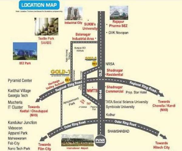  gold-1 Location Plan