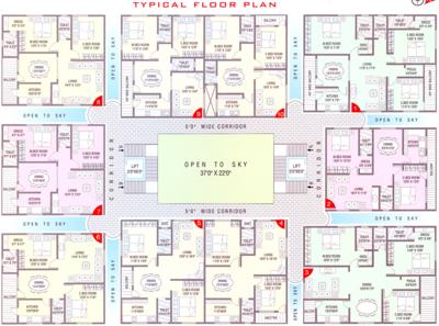 Images for Cluster Plan of Bhavya Majestic Enclave