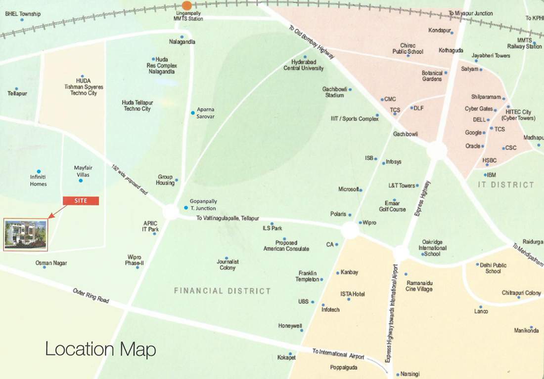  meadows Images for Location Plan of Tripura Meadows